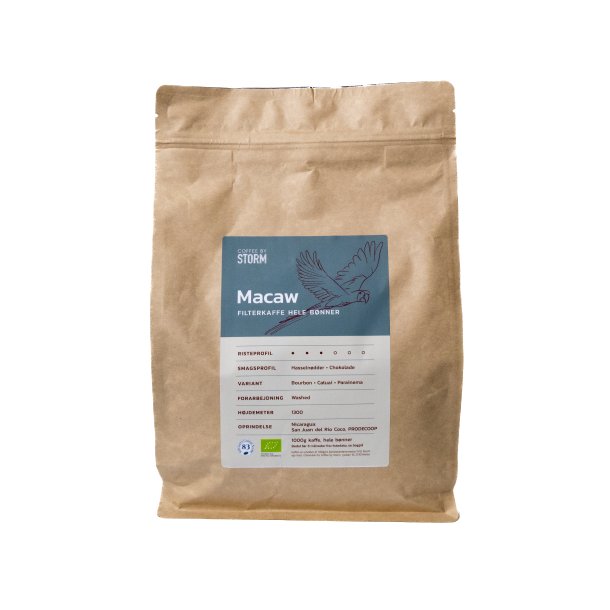 Macaw Filter �ko  (Hele b�nner, 1kg)