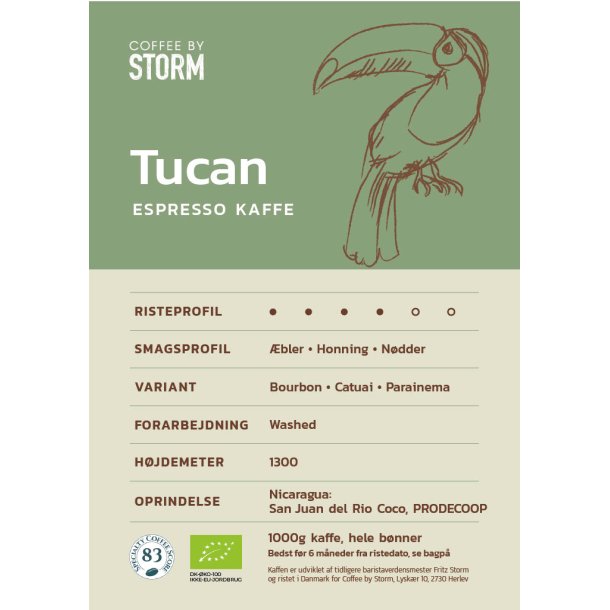 Tucan Espresso �ko (1kg)