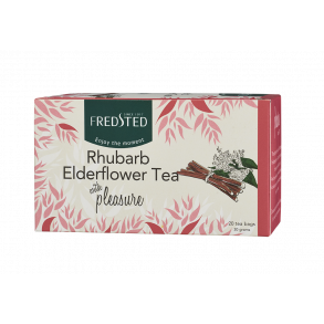 Rabarber/hyldeblomst te (6x20 breve)