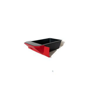 Red handle grounds drawer
