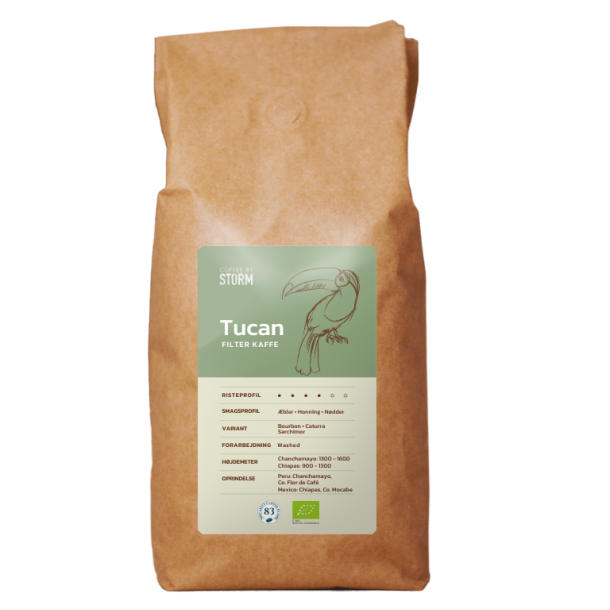 Tucan kologisk Filterkaffe (1 kilo)